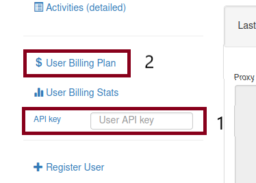 User Configuration